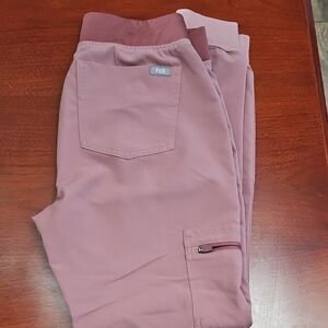 Figs Dusty Rose Jogger Scrub Pants